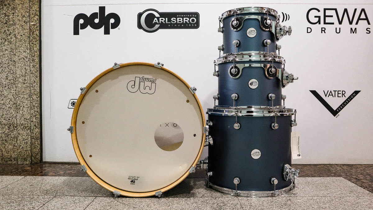 DW Design Series 4pc Blue Slate Shell Pack (Display Set) (SDS Anniversary Promo)-zoom-1