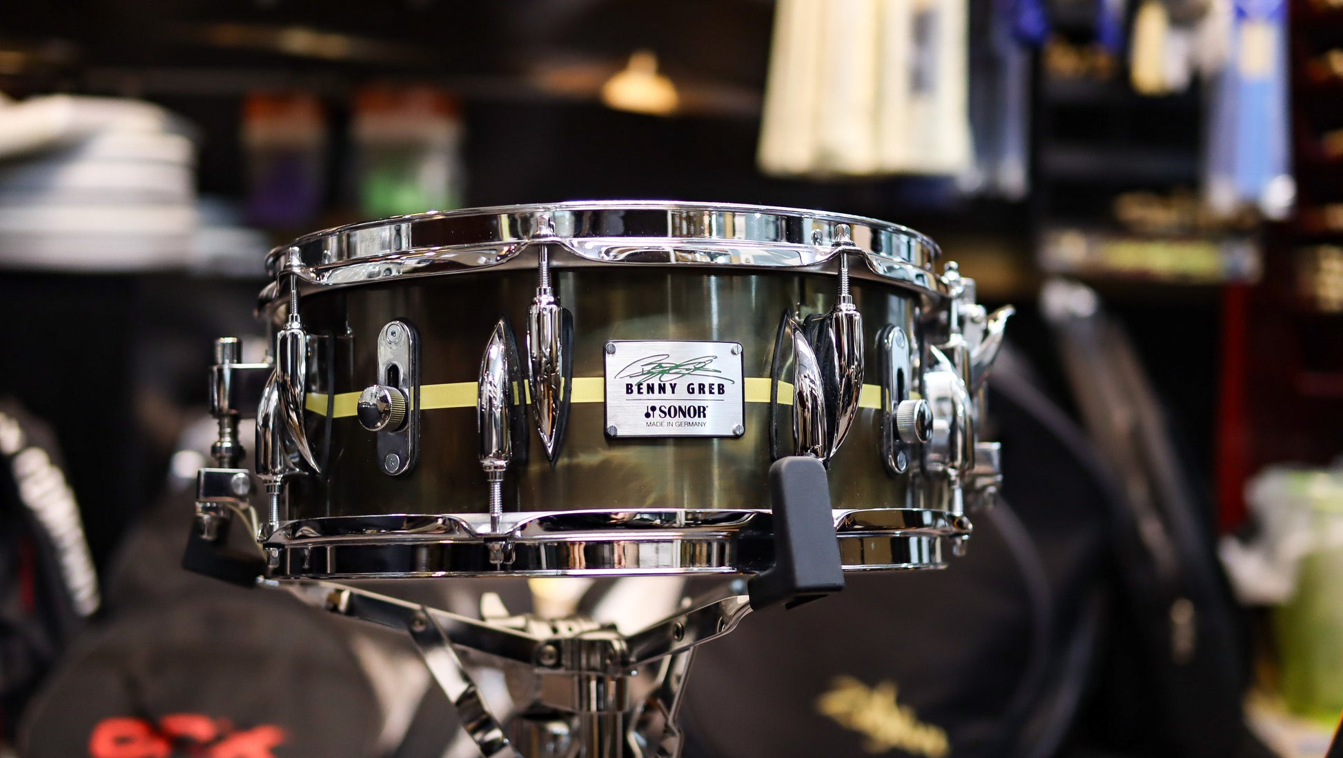 Sonor Benny Greb Signature Brass 13x5.75 Snare Drum (Used) (U.P $1620)-1