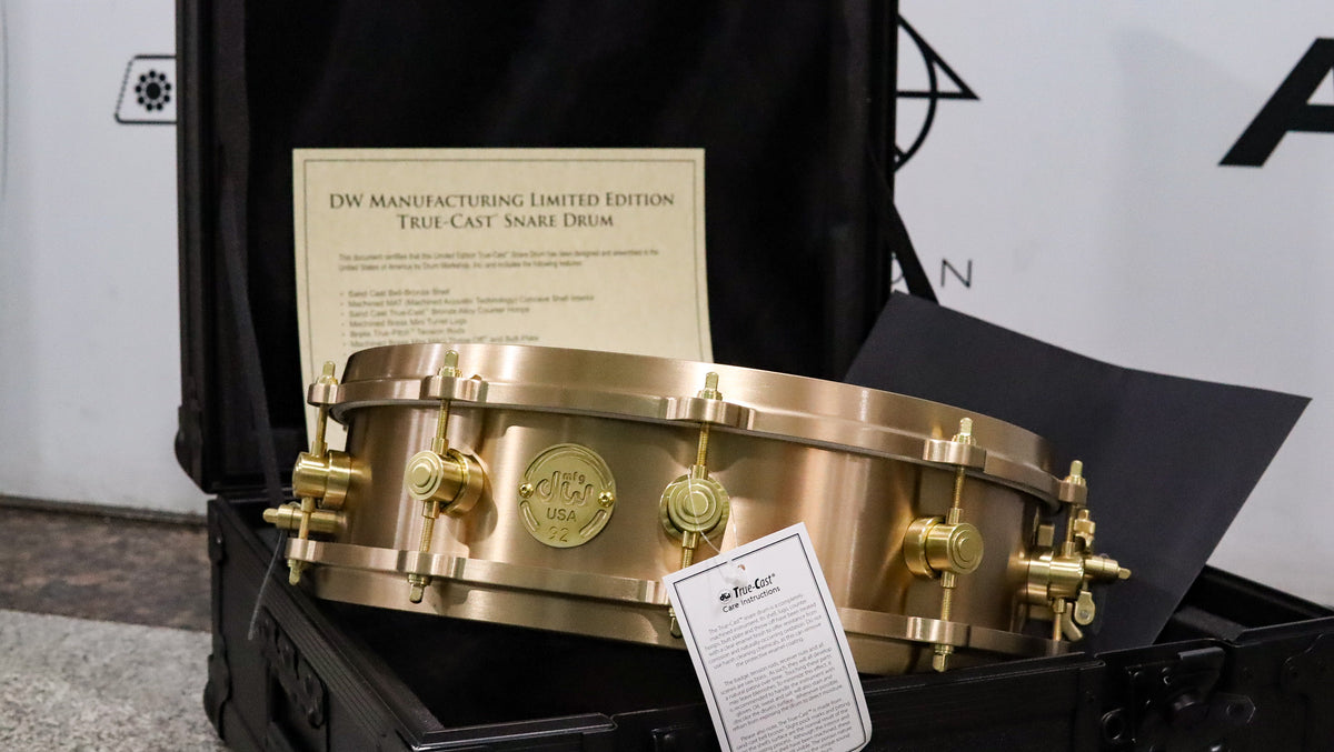 DW MFG True Cast 14x4 Bronze Snare