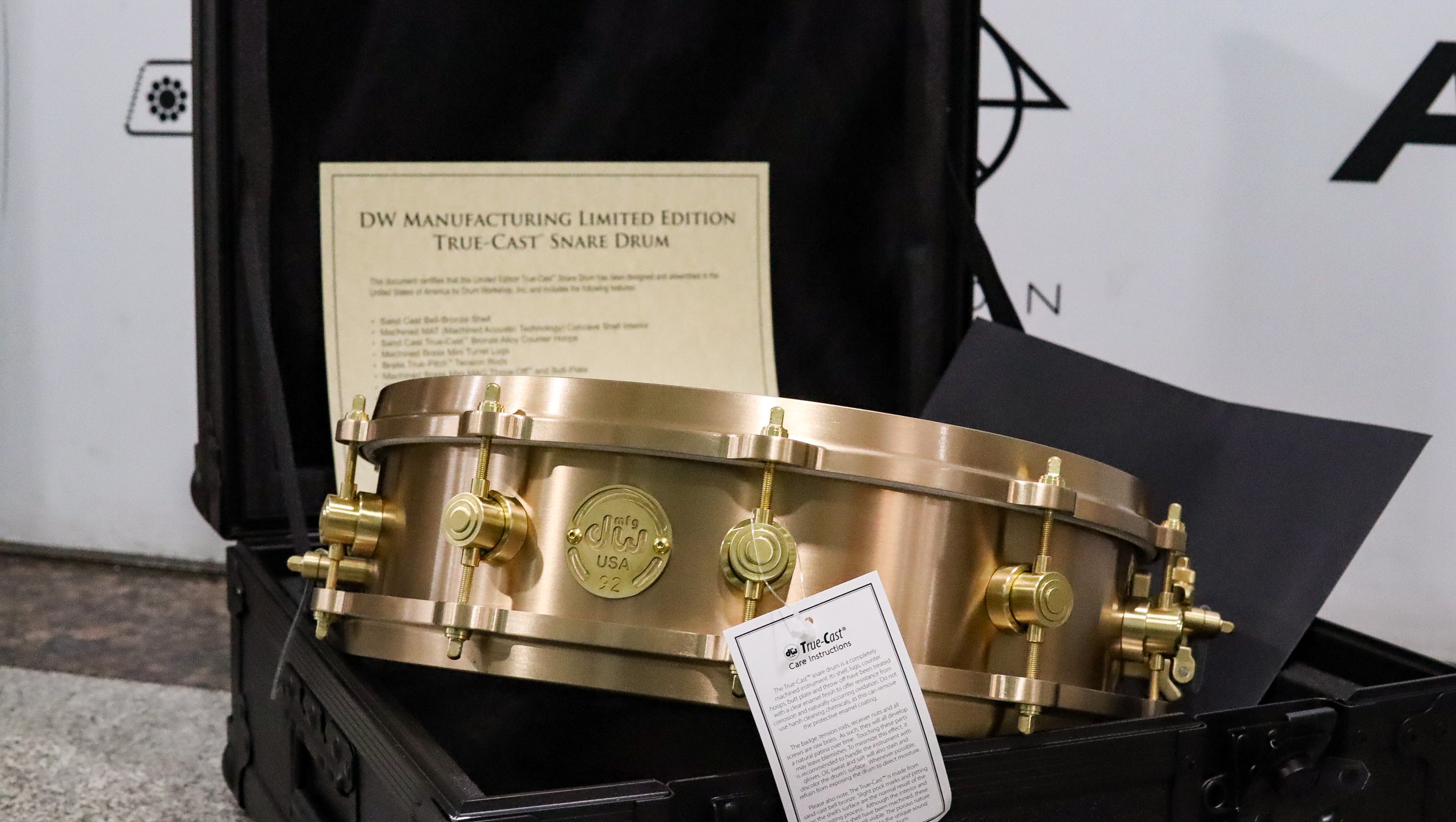 DW MFG True Cast 14x4 Bronze Snare-zoom-2