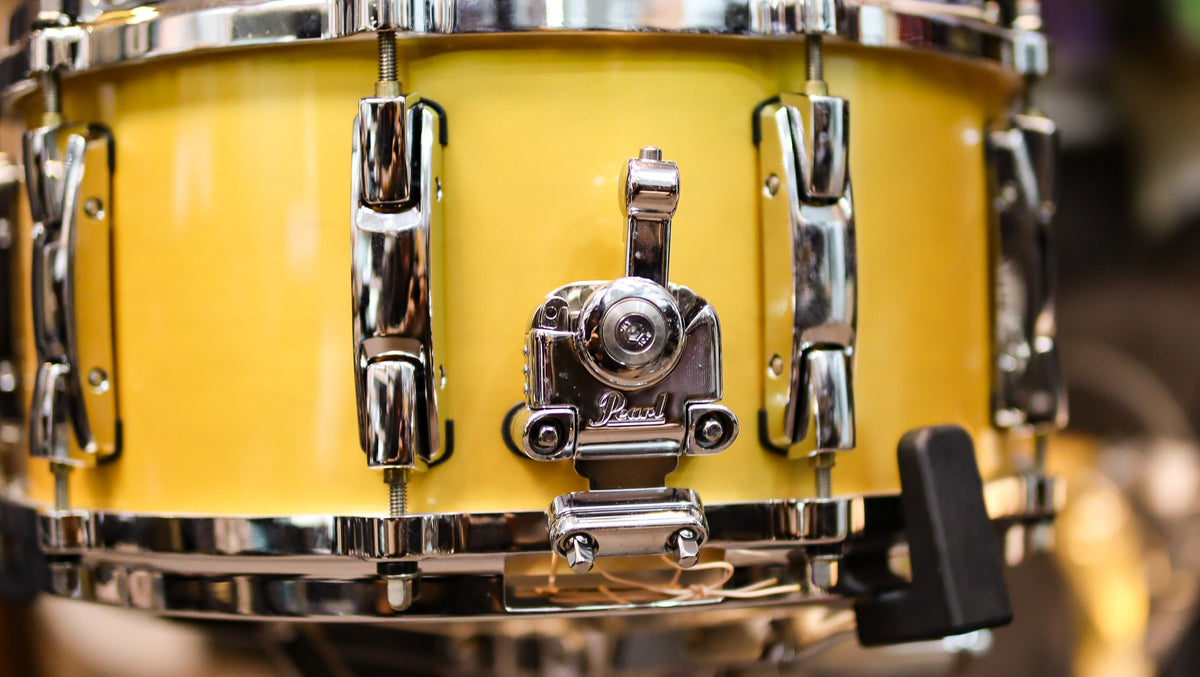 Pearl Reference 14x6.5 20-ply Birch/Maple Snare Drum (Antique Gold)-2