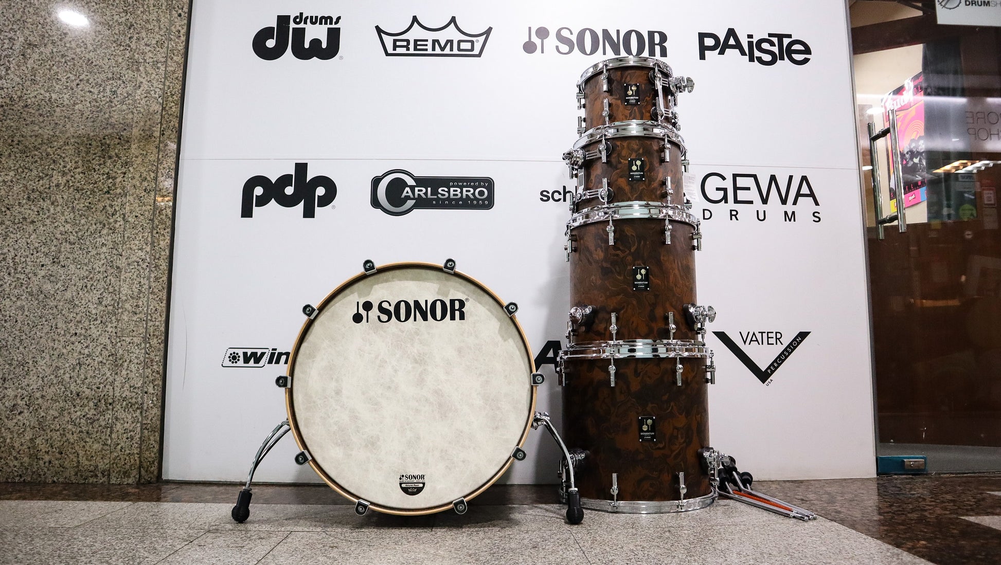 Sonor Momentum Maple California Burl 5pc Shell Pack-1