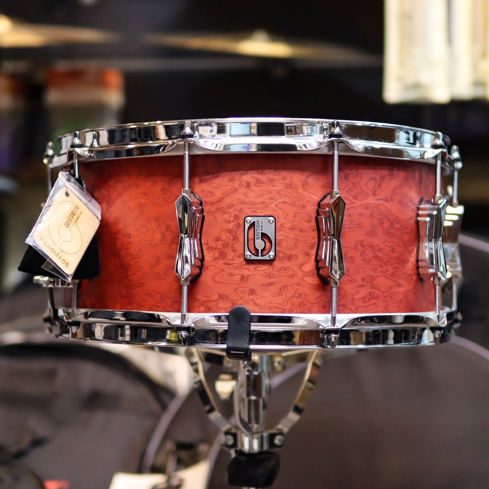 BDC Legend 14x6.5 Buckingham Scarlett Snare Drum (SDS 10th Anniversary Promo) (B-Stock)