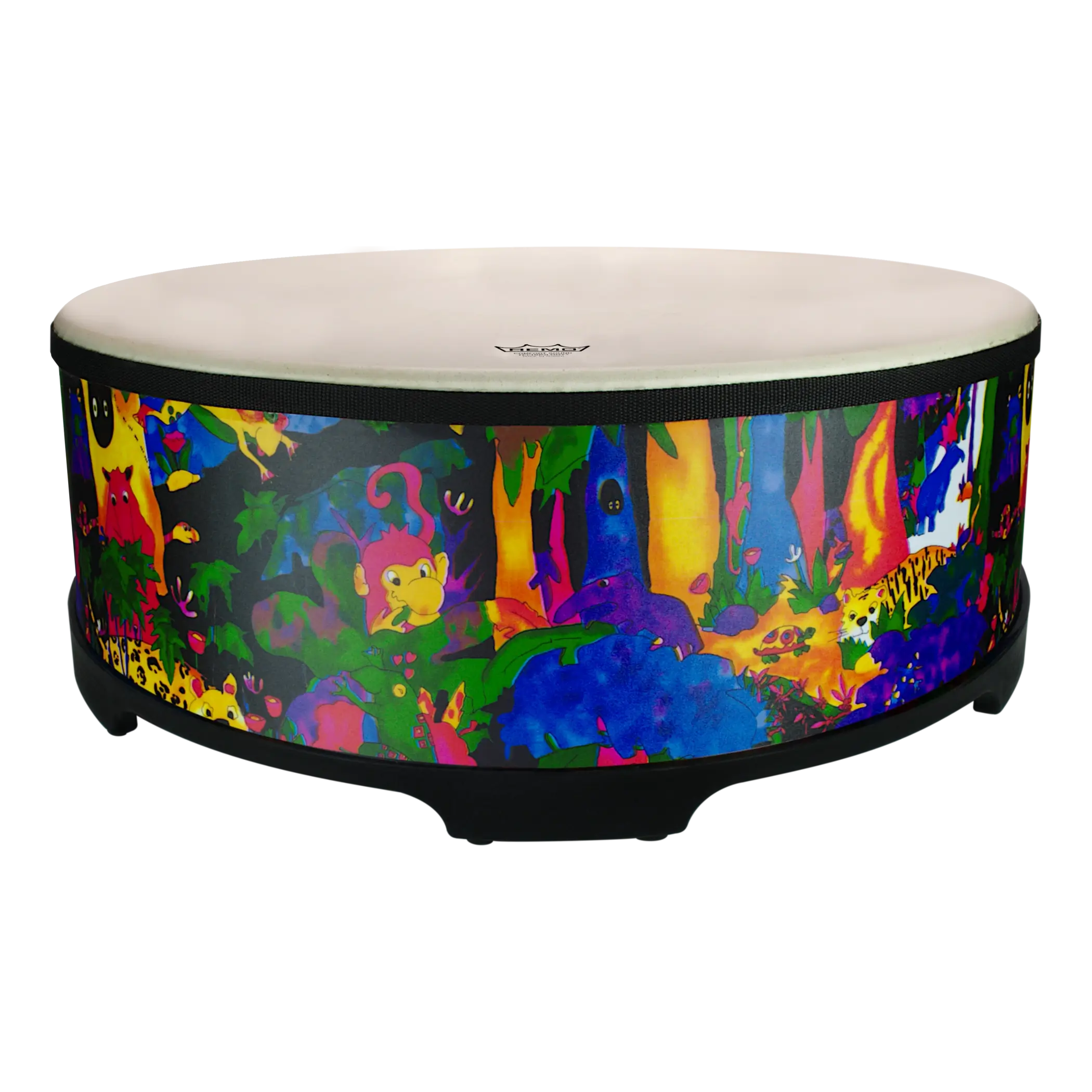 Remo Kids Gathering Drum 22"x8 Rain Forest Finish-zoom-1
