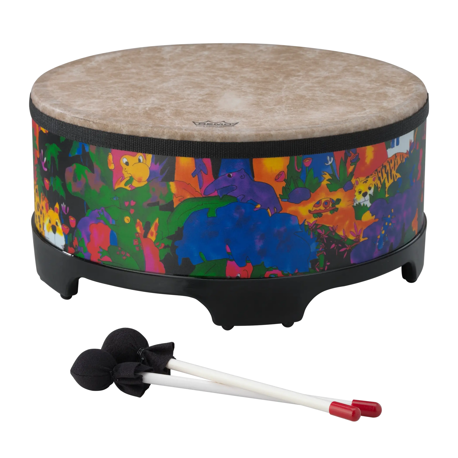 Remo Kids Gathering Drum 18"x8 Rain Forest Finish-1