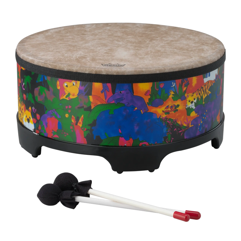 Remo Kids Gathering Drum 18"x8 Rain Forest Finish-zoom-