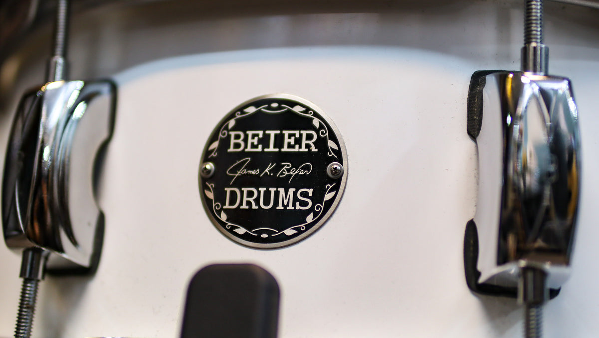 Beier 14x5.5 Hand Welded 1.5mm Steel Snare Drum (SDS Anniversary Sale)-zoom-2