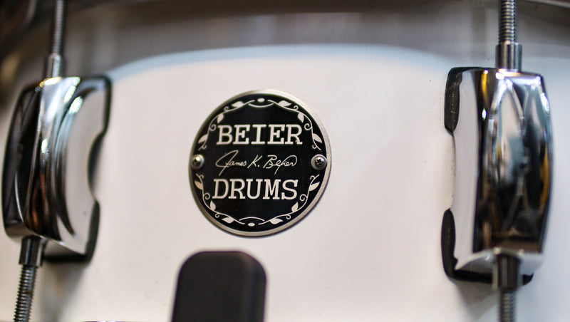 Beier 14x5.5 Hand Welded 1.5mm Steel Snare Drum (SDS Anniversary Sale)-zoom-