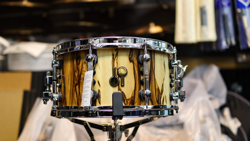 Sonor SQ2 13x7 African Marble Medium Maple Snare Drum-zoom-