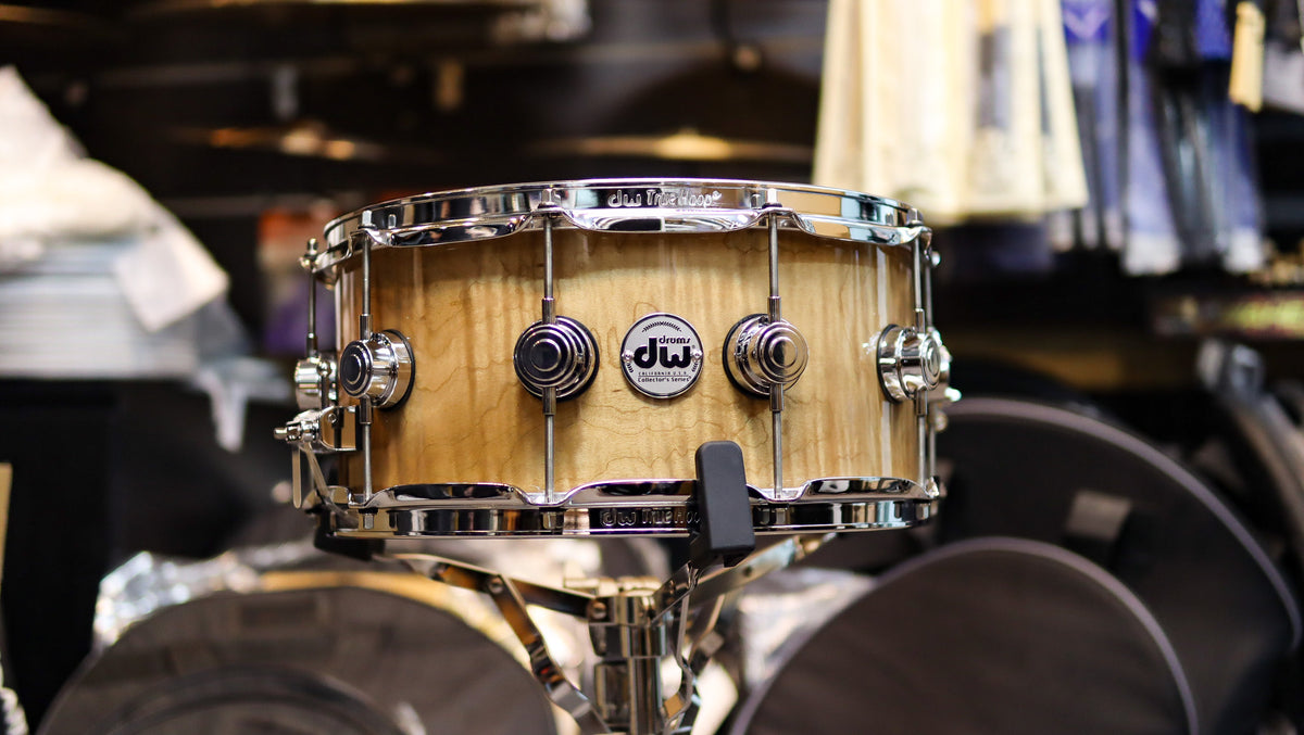 DW Collector's VLT Maple Snare Drum 14x6.5 Super Curl-zoom-1