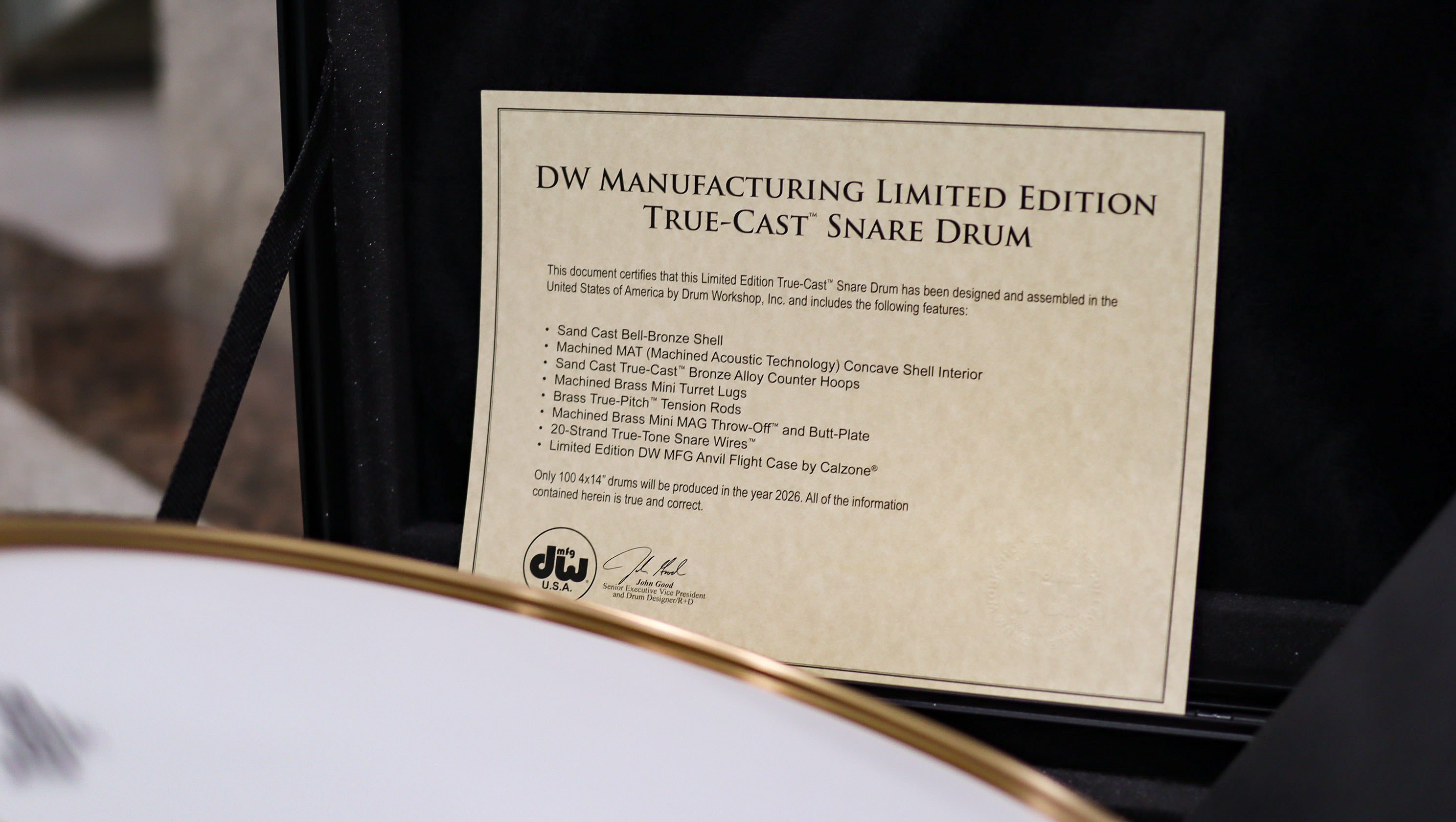 DW MFG True Cast 14x4 Bronze Snare-zoom-4