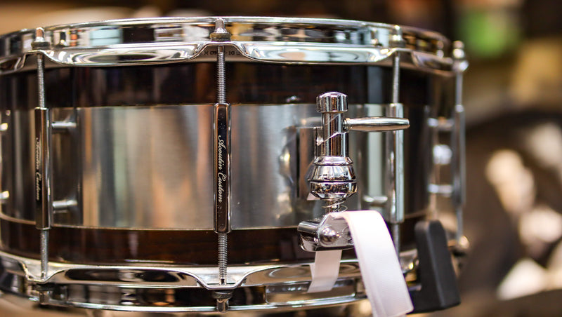 Acoutin X Dunnett Wenge Titanium Collab Snare (only 2 in the world)-zoom-