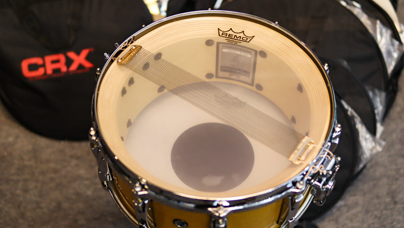 Pearl Reference 14x6.5 20-ply Birch/Maple Snare Drum (Antique Gold)-zoom-