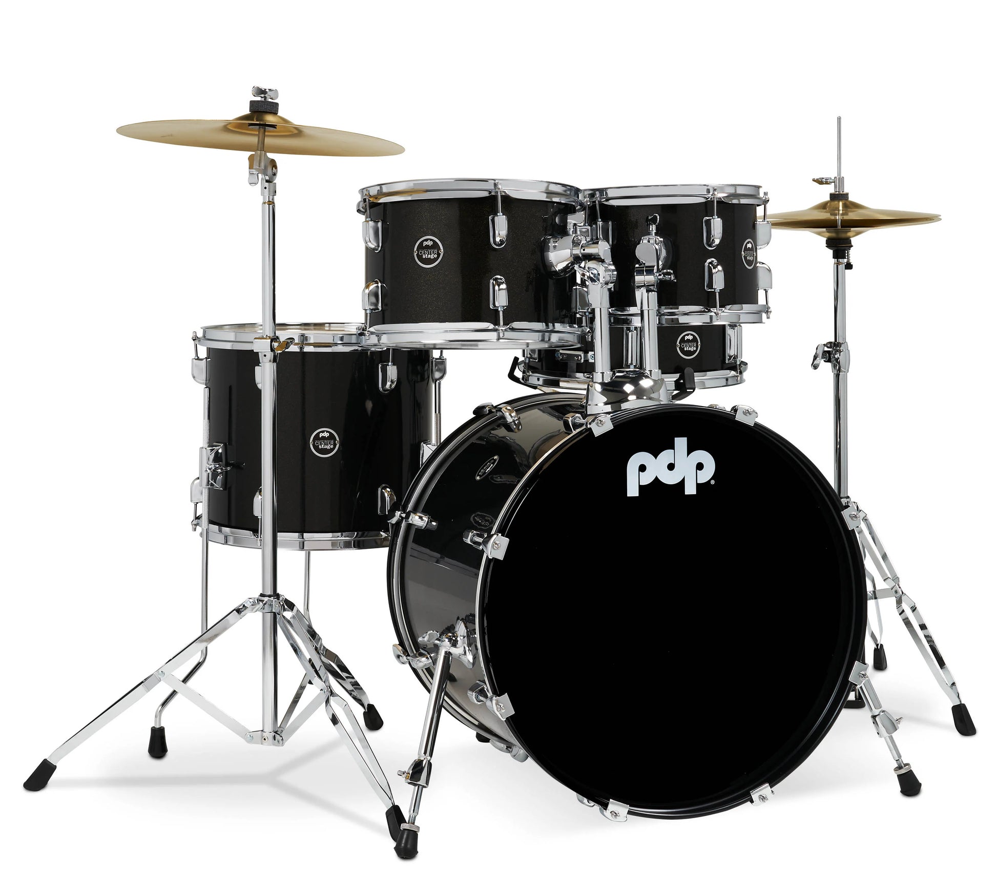 PDP Centerstage 20" 5pc Drum Set (Iridescent Black Sparkle)-1