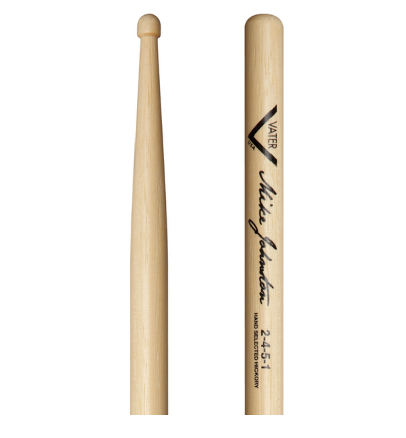 Vater Mike Johnston Signature Drumsticks (Hickory)-zoom-