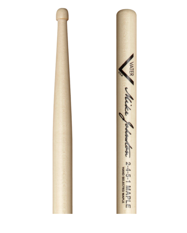 Vater Mike Johnston Signature Drumsticks (Sugar Maple)-zoom-
