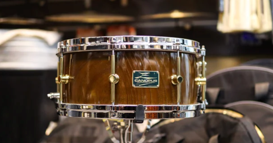 Canopus 14x6.5 Zelkova Snare Drum (Signed by Shinichi Usuda, Founder of Canopus Drums)-zoom-1