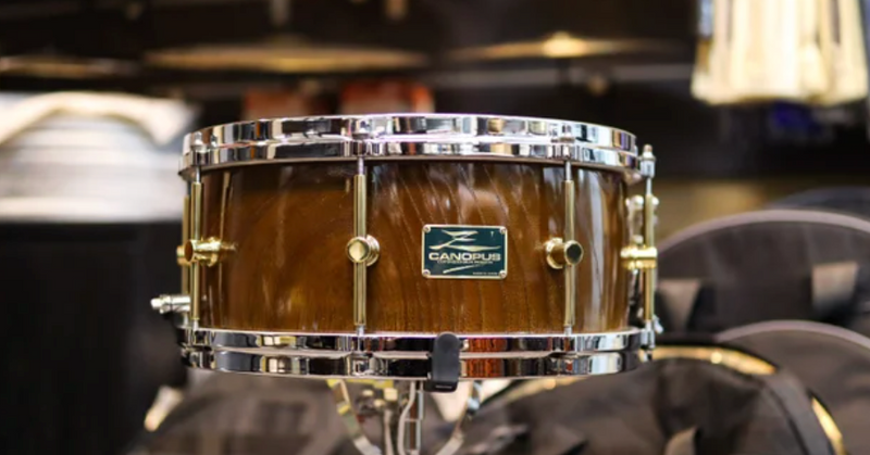 Canopus 14x6.5 Zelkova Snare Drum (Signed by Shinichi Usuda, Founder of Canopus Drums)-zoom-