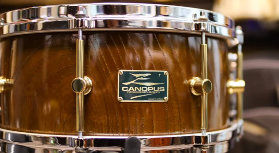 Canopus 14x6.5 Zelkova Snare Drum (Signed by Shinichi Usuda, Founder of Canopus Drums)-2