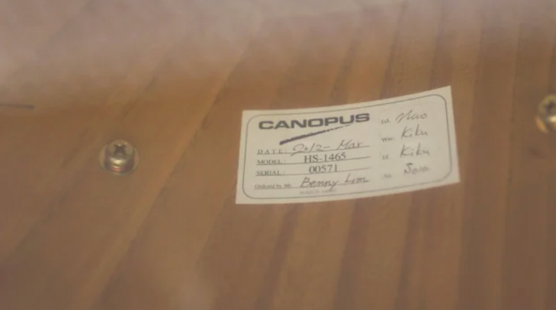 Canopus 14x6.5 Zelkova Snare Drum (Signed by Shinichi Usuda, Founder of Canopus Drums)-zoom-