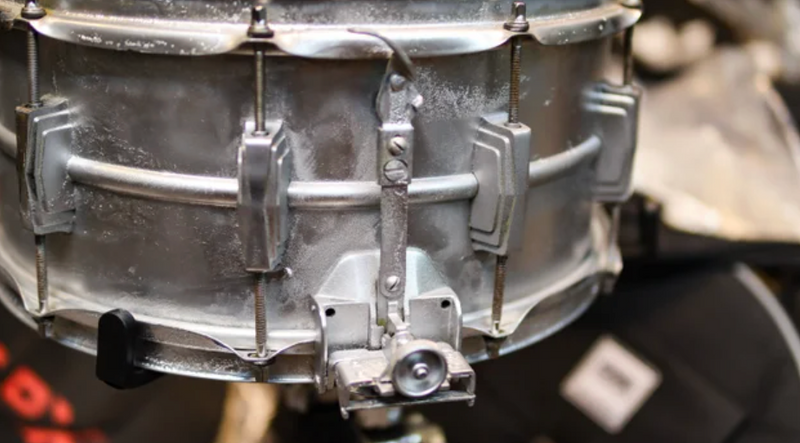 Ludwig Super Sensitive 14x6.5 Seamless Aluminium Snare Drum (Late 70s Model)-zoom-