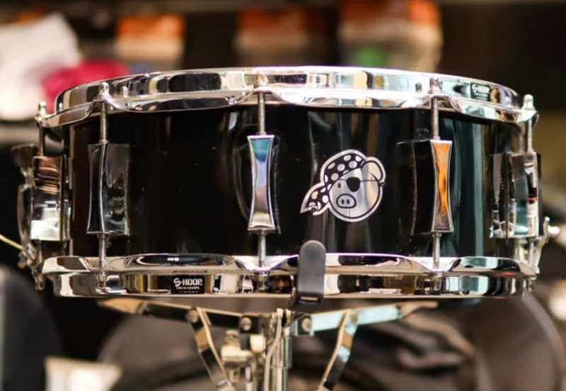 Pork Pie P Lux Cherry Bubinga 14x5.5 Snare Drum (Showroom Model)-zoom-