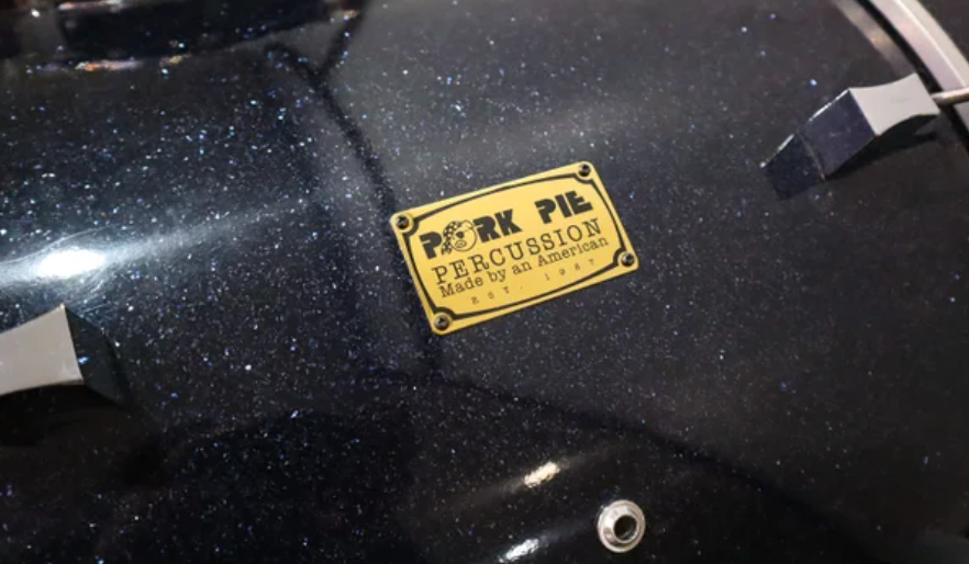 Pork Pie USA Custom 10-12-16-22 Indigo Sparkle 4pc Shell Pack (Like New)-5