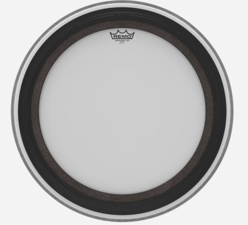 Remo Ambassador SMT Coated 22" Bass Head USA-zoom-