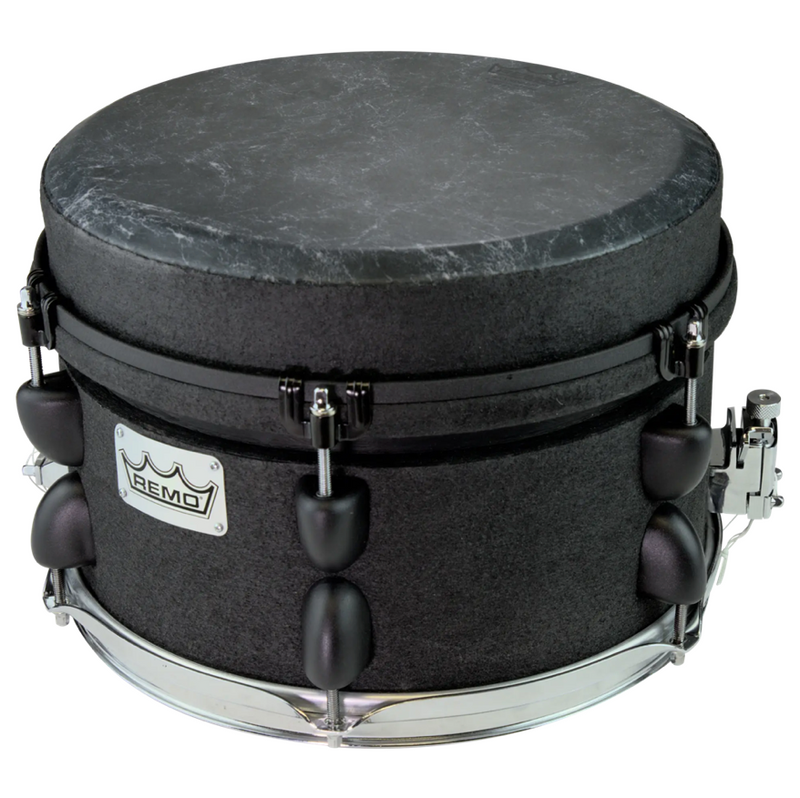 Remo Mondo Snare Drum 12x9 Black Earth-zoom-