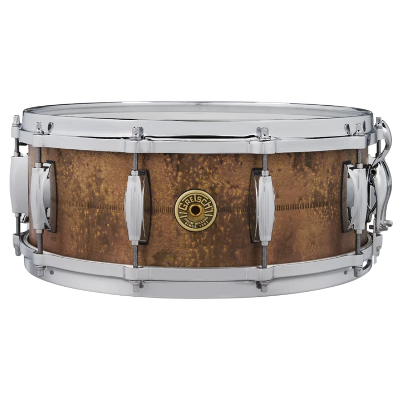Gretsch USA Signature Keith Carlock 14x5.5 Brass Snare Drum-zoom-