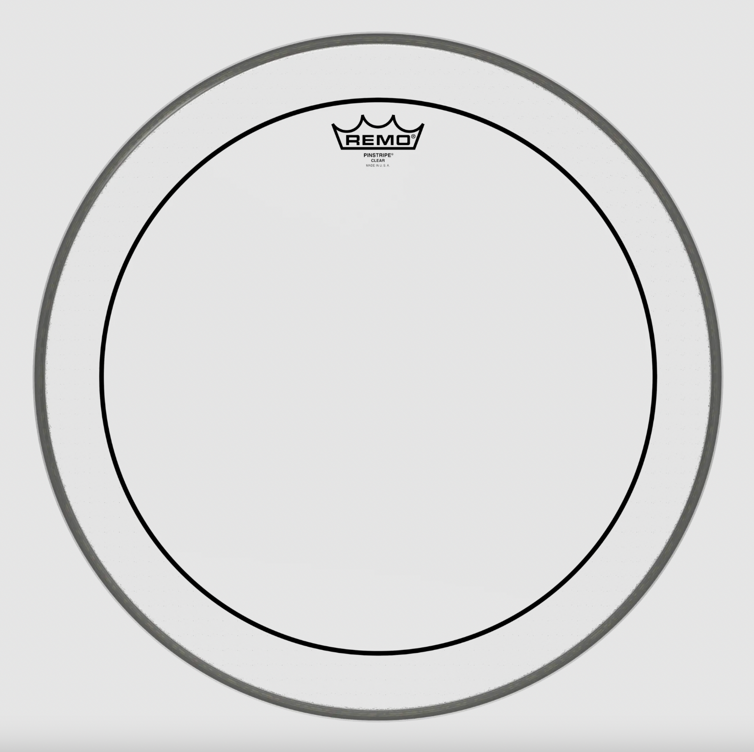 Remo Pinstripe Clear Bass Drum Head 18" USA-1