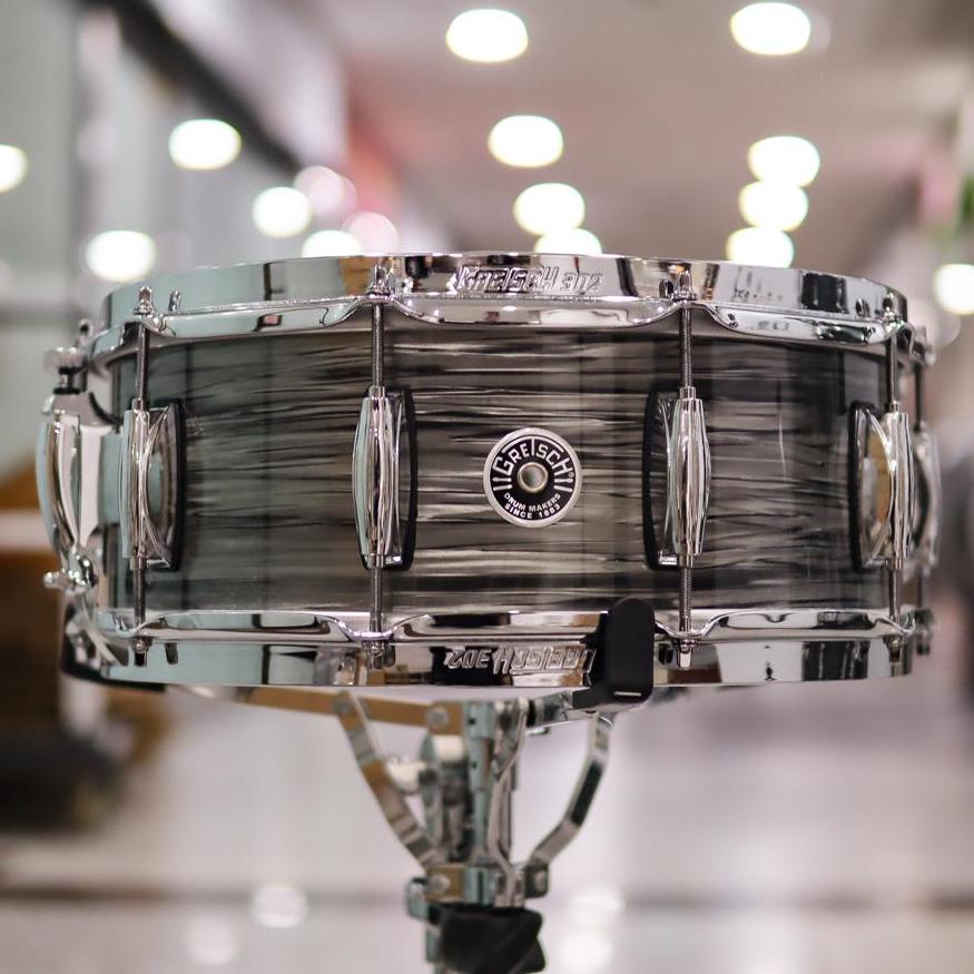 Grestch Brooklyn 14x5.5 Maple/Poplar Grey Oyster Snare Drum