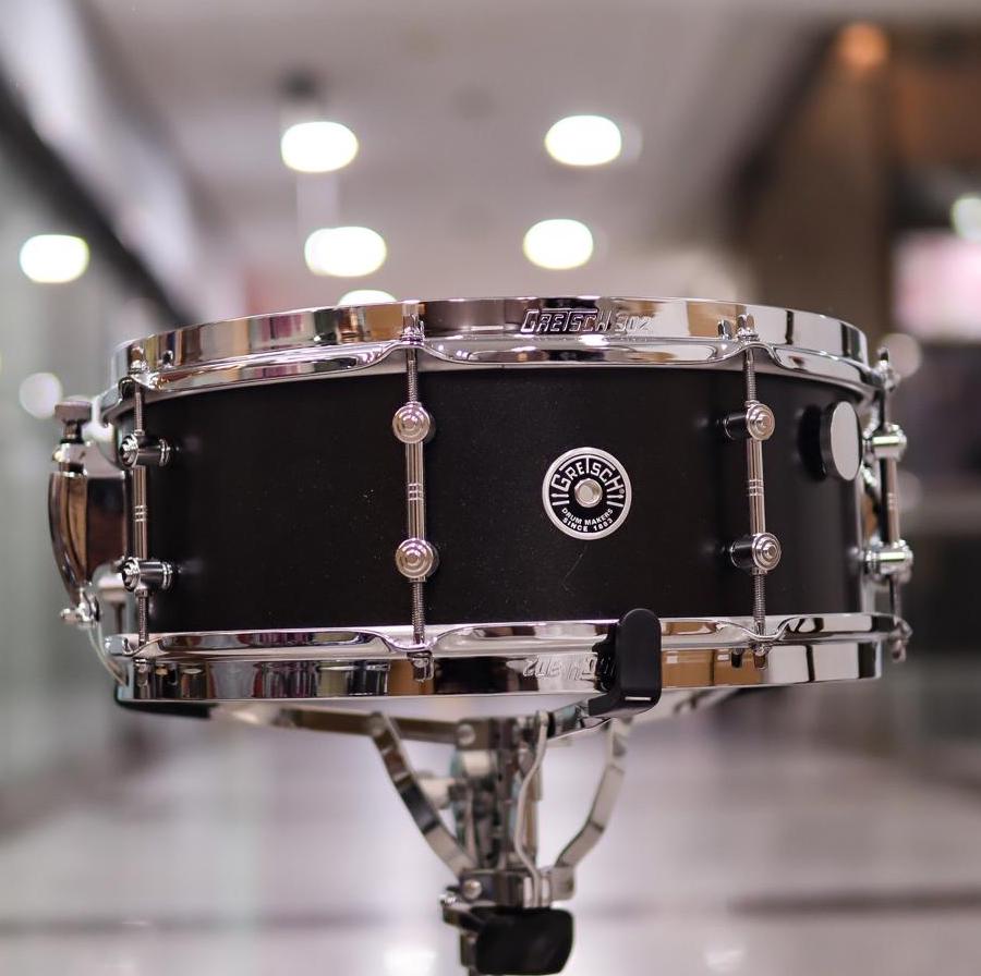 Gretsch Brooklyn Standard 14x5.5 Satin Black Metallic Snare Drum