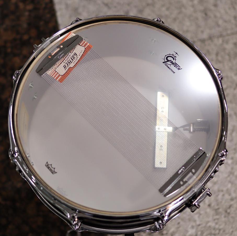 Gretsch Brooklyn Standard 14x5.5 Satin Black Metallic Snare Drum