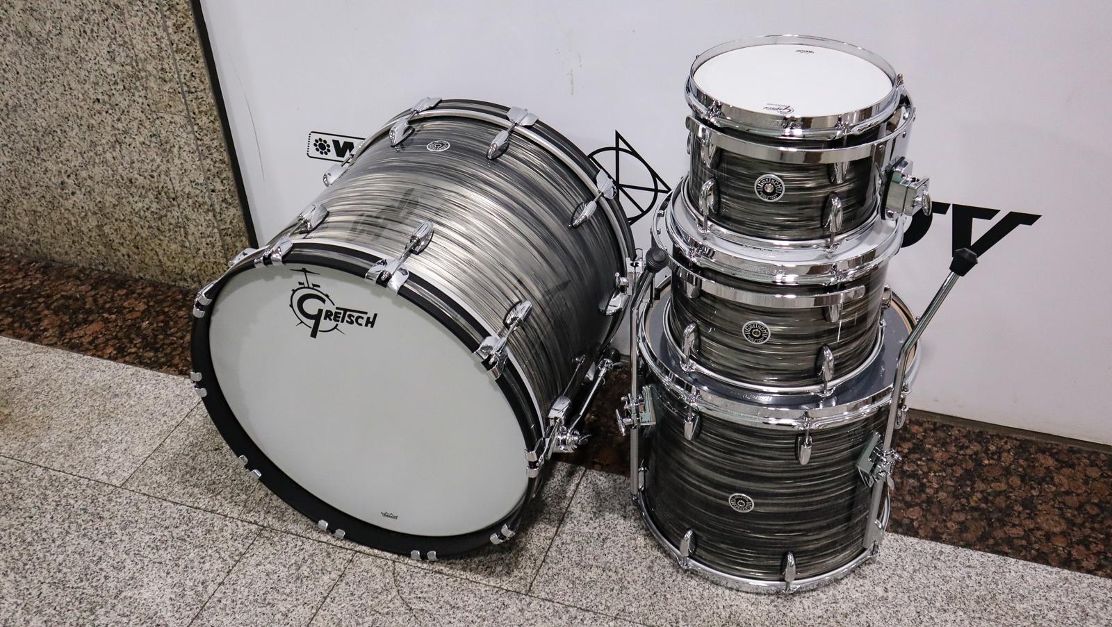 Gretsch Brooklyn 22-10-12-16 Grey Oyster 4pc Maple/Poplar Shell Pack-2