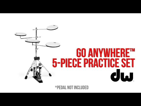 DW Go Anywhere Practice Pad Set with Stand-zoom-