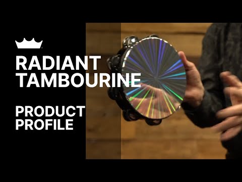Remo Tambourine 8" Prizmatic Radiant Double Row-zoom-