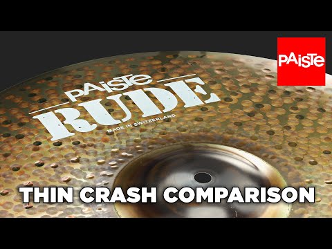 Paiste Rude 18" Thin Crash-zoom-