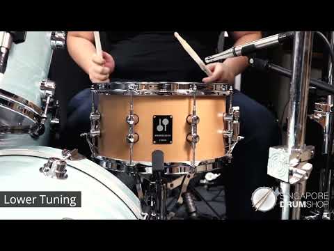 Sonor Kompressor 13x7 Beech Snare Drum (SDS Anniversary Promo)-2