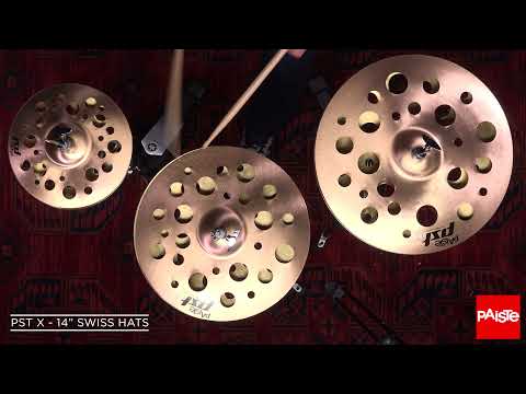 Paiste PST X 10" Swiss Hats (SDS 10th Anniversary Sale)-zoom-