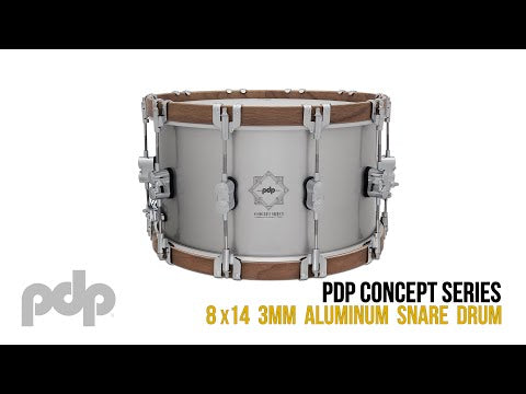 PDP Concept Select Prototype 14x8 Aluminium Snare Drum (SDS Anniversary Promo)-2