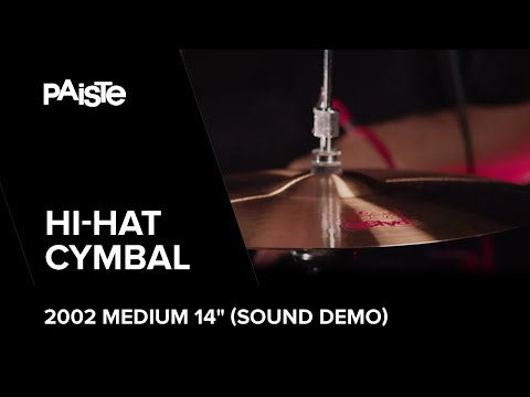 Paiste 14" 2002 Medium Hi Hats-2