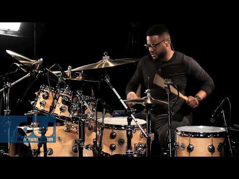 DW Collector's Series Maple/Spruce Natural Satin Oil 14x8 Snare Drum (SDS Anniversary Promo)-zoom-