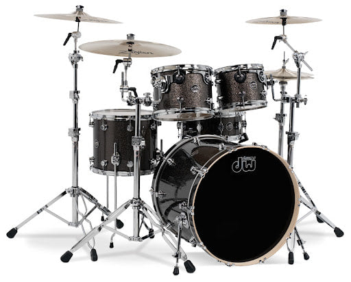 DW Performance Series Pewter Sparkle 22" 4pc Shell Pack-zoom-1