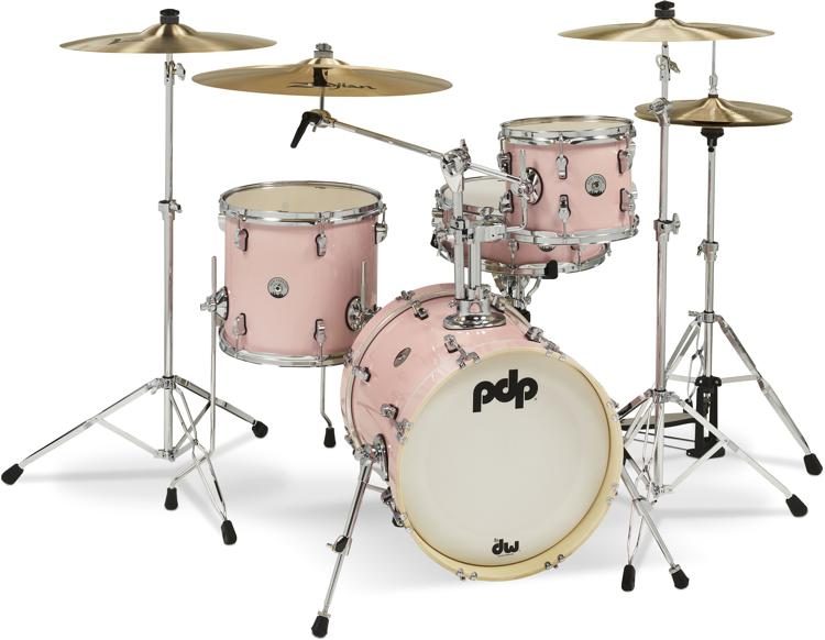 PDP New Yorker 16" 4pc Shell Pack (Pale Rose Finish)-zoom-