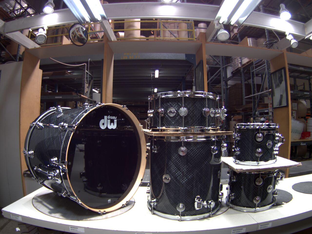 DW Collector's Series SSC Maple Grey Crystal 5pc Shell Pack