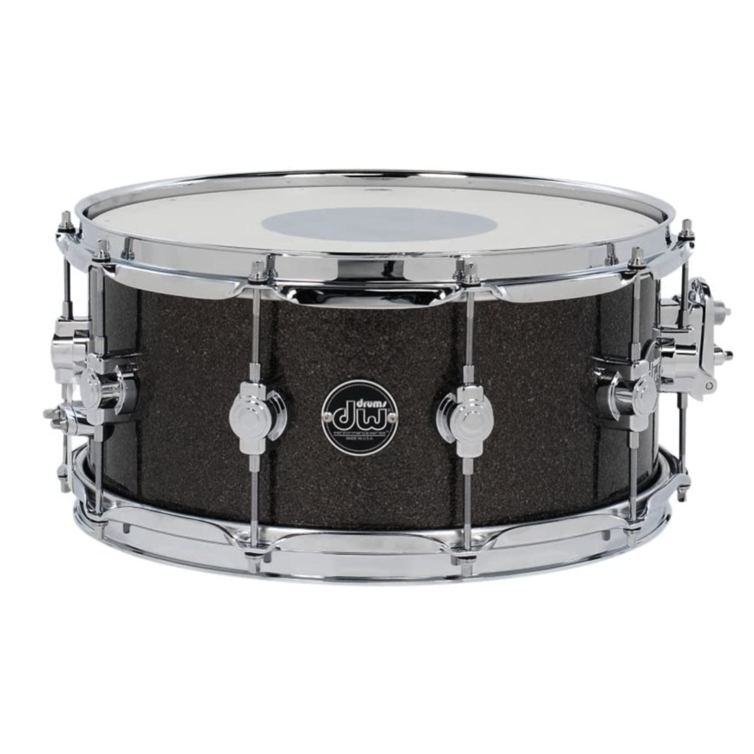 DW Performance Series Pewter Sparkle Maple 14x6.5 Snare Drum-1