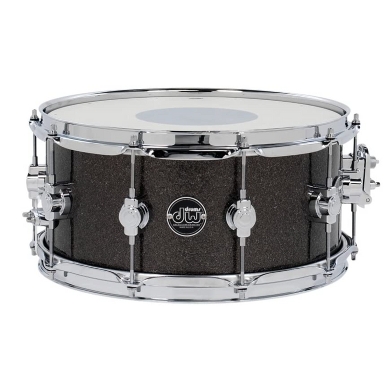 DW Performance Series Pewter Sparkle Maple 14x6.5 Snare Drum-zoom-