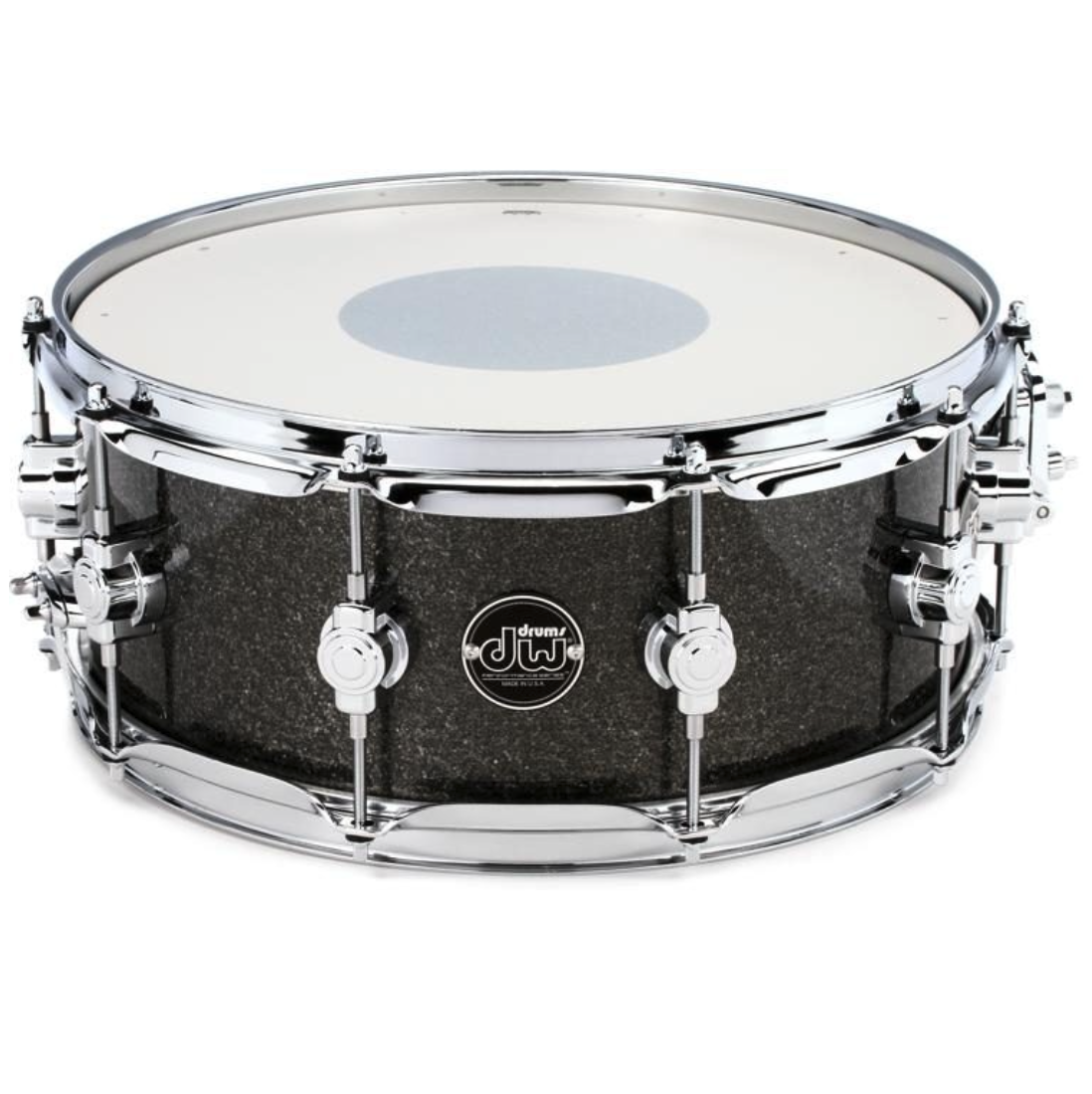 DW Performance Series Pewter Sparkle Maple 14x5.5 Snare Drum-1
