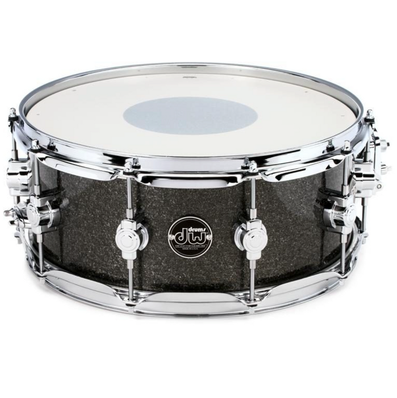 DW Performance Series Pewter Sparkle Maple 14x5.5 Snare Drum-zoom-